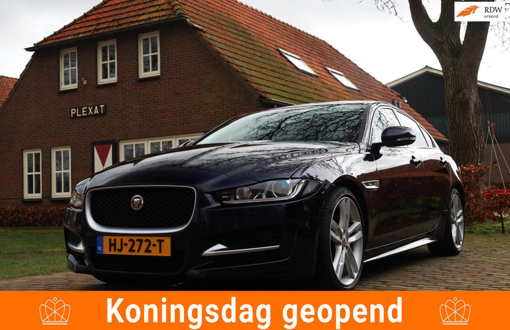 Jaguar XE 2.0 Portfolio Aut.| R-Sport | Panorama | Stoelverw, Auto's, Jaguar, Achterwielaandrijving, 4 cilinders, Blauw, Bi-Xenon koplampen