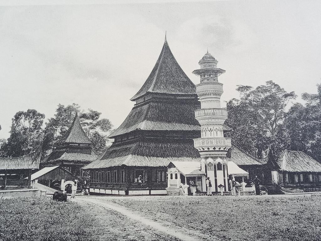 Foto Gravure 1910 Nederlands Indië Sumatra 18 x 28 cm, Verzamelen, Ophalen of Verzenden