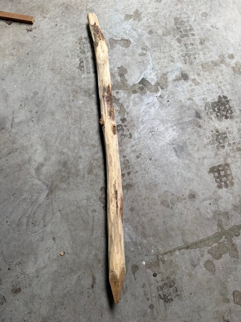 Kastanje paal tbv hekwerk 160x8, Tuin en Terras, Ophalen, IJzer, Tuinhek