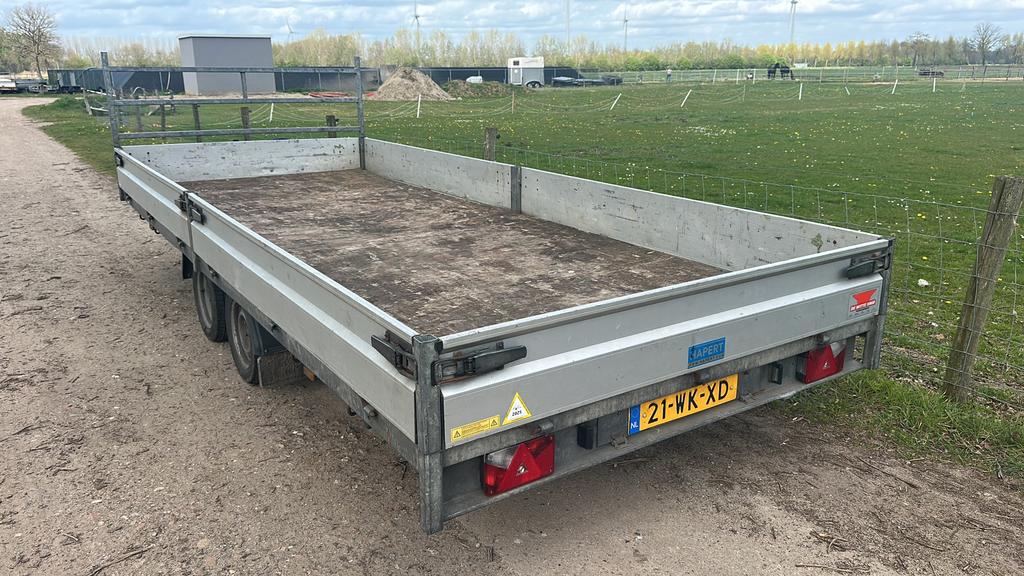 Grote plateau tandemasser met rijplaten !!, Ophalen of Verzenden, Zo goed als nieuw