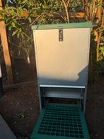 Trapbak feed o matic, Dieren en Toebehoren, Pluimvee | Toebehoren, Ophalen, Zo goed als nieuw, Drinken en Voederen