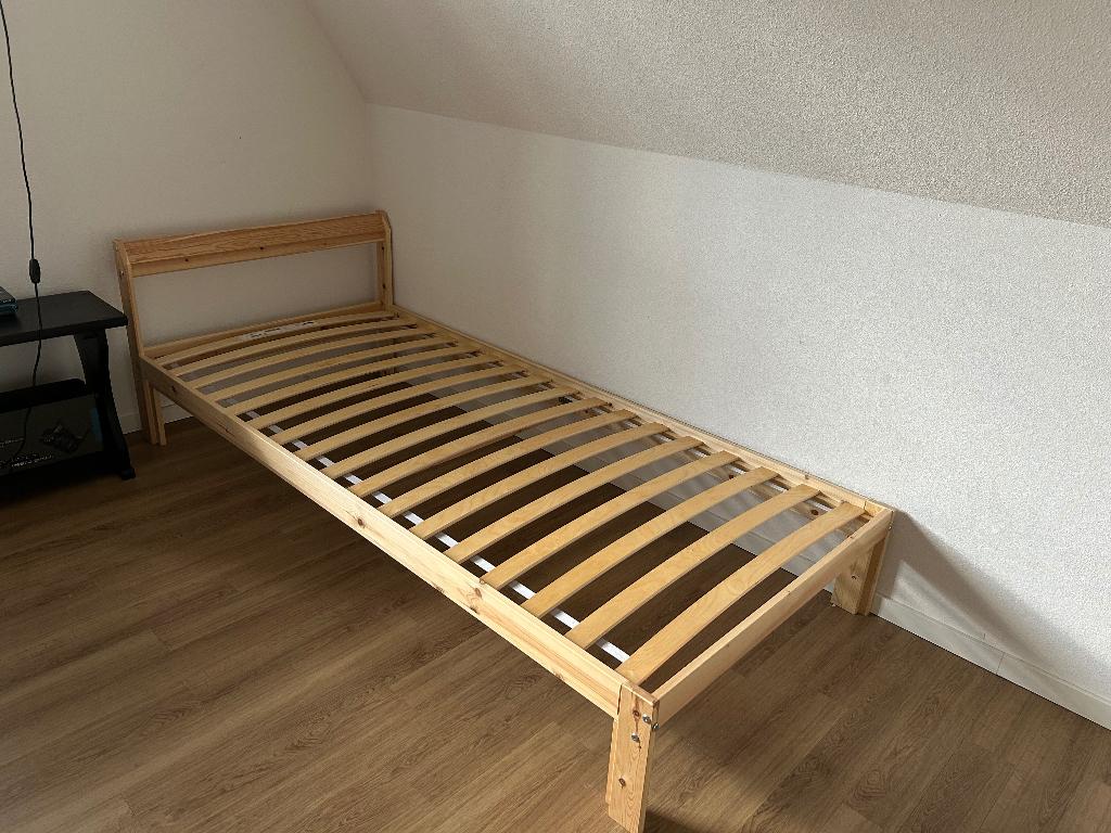 IKEA 1 persoons bed., Kinderen en Baby's, Kinderkamer | Bedden, Ophalen, 85 tot 100 cm, -, Ikea