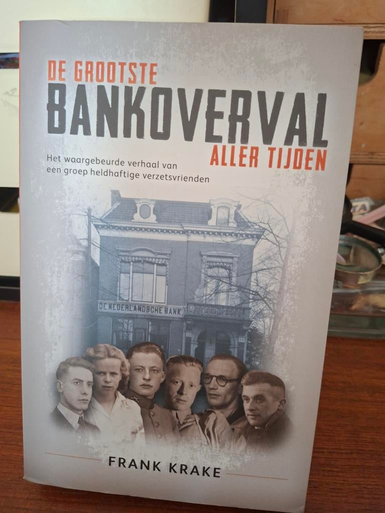 Frank Krake - De grootste bankoverval aller tijden, Verzenden, Zo goed als nieuw, Frank Krake
