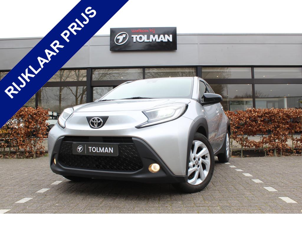 Toyota Aygo X 1.0 VVT-i MT first | Rijklaar | Stoelverw. | C, Auto's, Toyota, 12 maanden, Stof, Gebruikt, Zwart