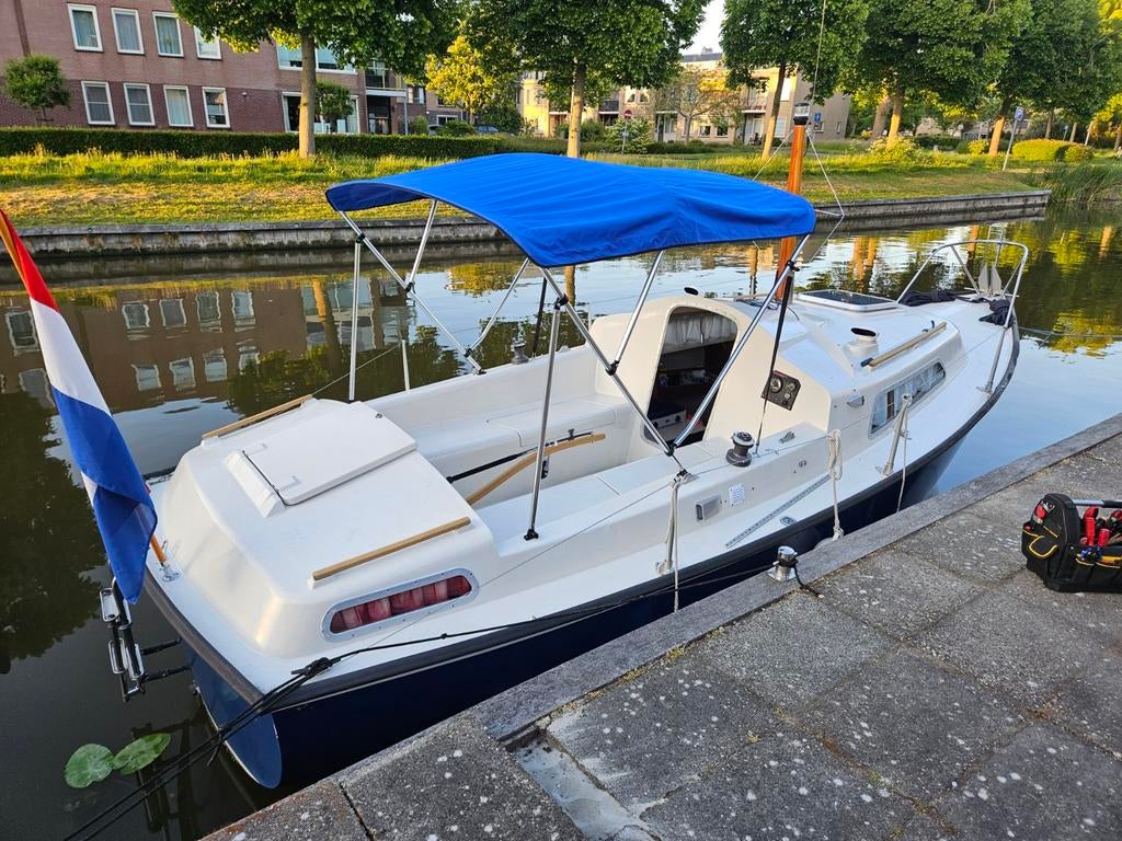 Zeer complete Karawi 7.10 motorboot gerefit!, Watersport en Boten, Motorboten en Motorjachten, Gebruikt, Polyester, 6 tot 9 meter
