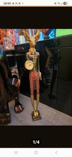 Decoratieve herten kandelaar met bloemendetails., Huis en Inrichting, Woonaccessoires | Overige, Ophalen, Nieuw