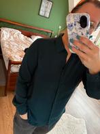 Uniqlo Blouse Donkergroen Maat M, Ophalen of Verzenden, Zo goed als nieuw, Maat 38/40 (M), Blauw