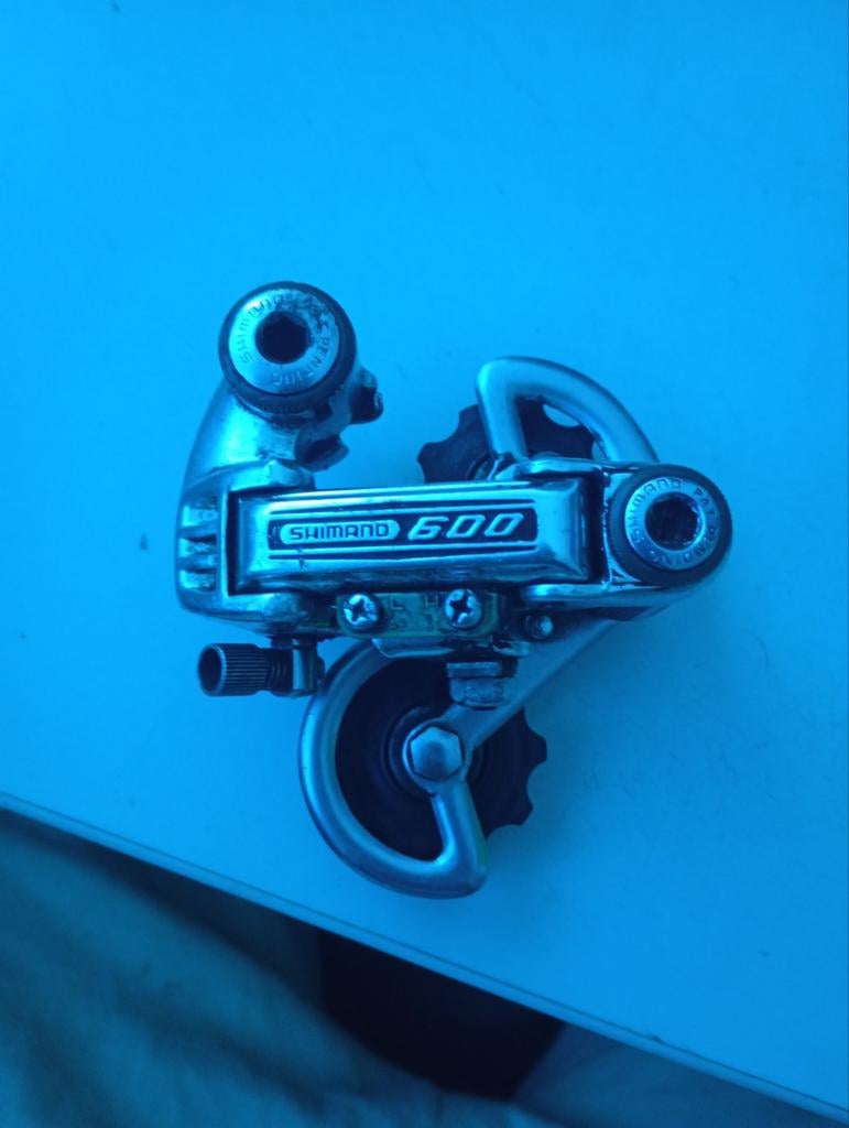 Shimano 600 achter derailleur, Gebruikt, Ophalen of Verzenden, Derailleur of Ketting, Aluminium