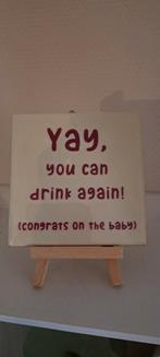 Tegeltje met houder, -, -, Nieuw, Ophalen of Verzenden