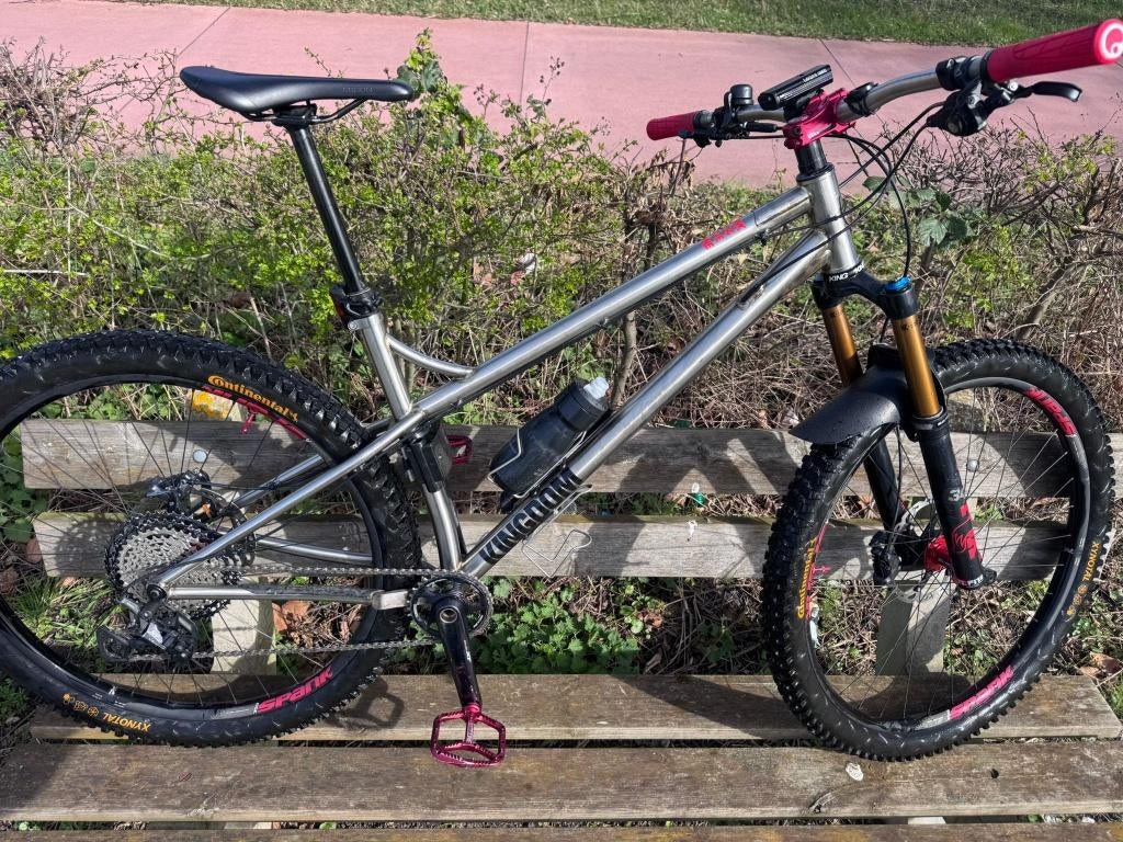 Kingdom titanium X2 XL hardtail, Fietsen en Brommers, Fietsen | Mountainbikes en ATB, Zo goed als nieuw, Heren, Overige merken