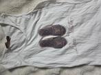 Wit T-shirt met Louis Vuitton slippers print, Ophalen of Verzenden, Zo goed als nieuw