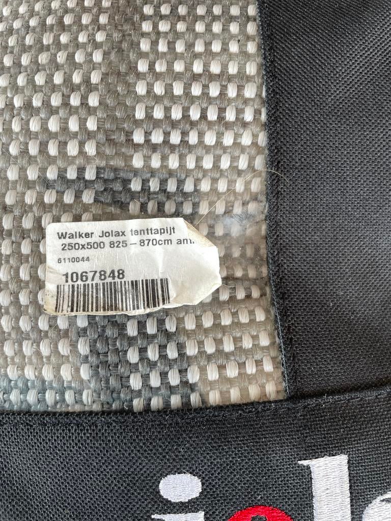 Jolax Tenttapijt 250x500 - Hoogwaardige Kwaliteit Nieuw, Caravans en Kamperen, Ophalen of Verzenden, Nieuw