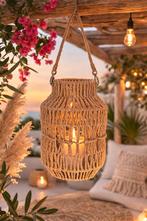 Boho Ibiza stijl hanglantaarn, Ophalen of Verzenden, Minder dan 50 cm