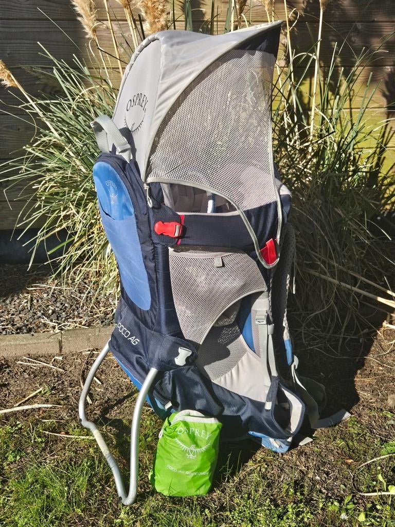 Osprey Poco AG draagrugzak met zonnendak, Kinderen en Baby's, Overige merken, Ophalen of Verzenden, Zo goed als nieuw, Osprey