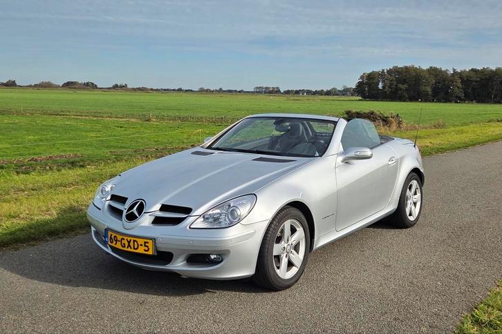 Mercedes-Benz SLK 1.8 Slk200 Kompr Roadster AUT 2008 Grijs, Auto's, Mercedes-Benz, Particulier, SLK, ABS, Benzine, F, Cabriolet