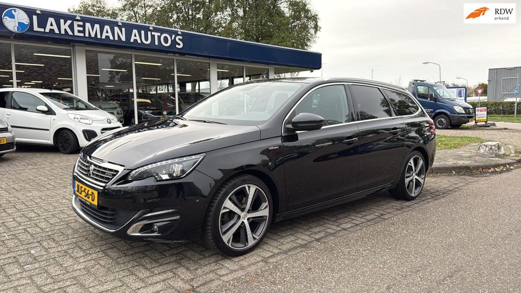 Peugeot 308 1.2 PureTech GT-line Blackline Huurkoop Inruil A, Voorwielaandrijving, Gebruikt, Euro 6, 1199 cc