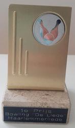 Vintage trofee bowlen prijsbeker bowling sport verzamelen, Verzenden, Gebruikt, Overige typen