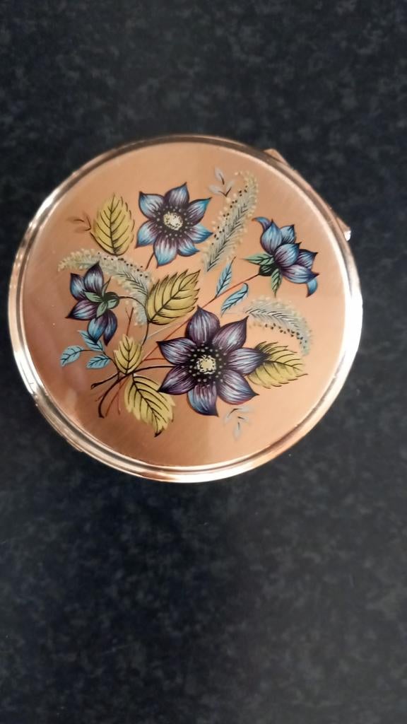 Poederdoos 4x vintage, Ophalen, Zo goed als nieuw, Overige materialen