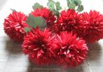 POMPOM KUNST CHRYSANT - HELDER ROOD - KOOPJE