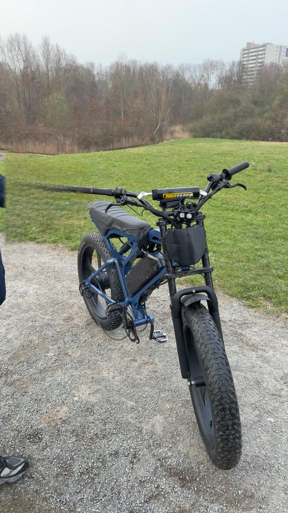 V20 custom (kan 50 km/p), Fietsen en Brommers, Elektrische fietsen, Ophalen, Gebruikt, 50 km per accu of meer, Overige merken