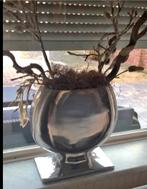 Grote zware ovale vaas Merk Bob, Huis en Inrichting, Overige kleuren, Aardewerk of Porselein, Ophalen of Verzenden, Zo goed als nieuw