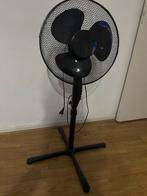 Zwarte Statiefventilator met 3 Snelheden, Ophalen of Verzenden, Gebruikt, Statiefventilator