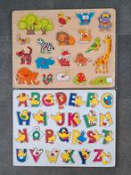OPRUIMING  2 Houten puzzels., 10 tot 50 stukjes, Ophalen of Verzenden, Zo goed als nieuw, Van hout