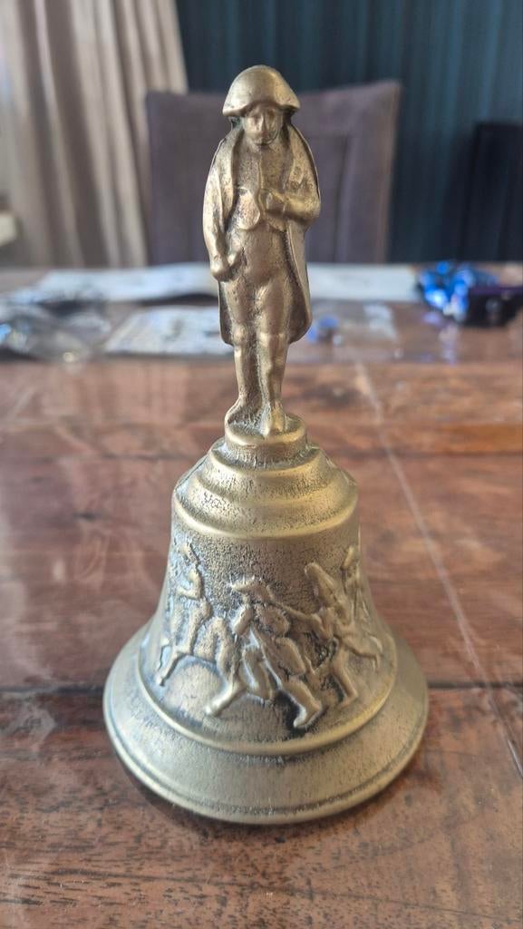 Messing bel met figuur van Napoleon, Ophalen of Verzenden