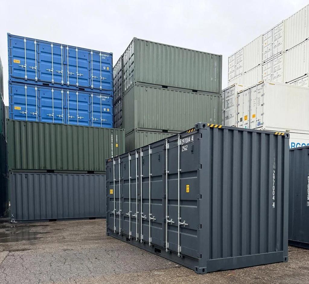VERNOOY 20FT HIGH CUBE OPEN SIDE RAL7016