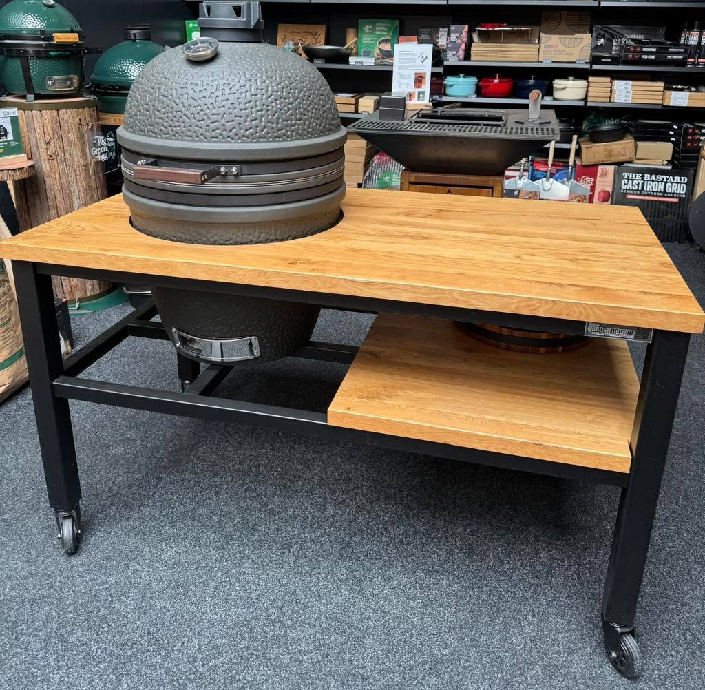 The Bastard Urban Large incl. BBQ tafel Eiken NIEUW, Tuin en Terras, Buitenkeukens, Ophalen, Nieuw, Houtskool