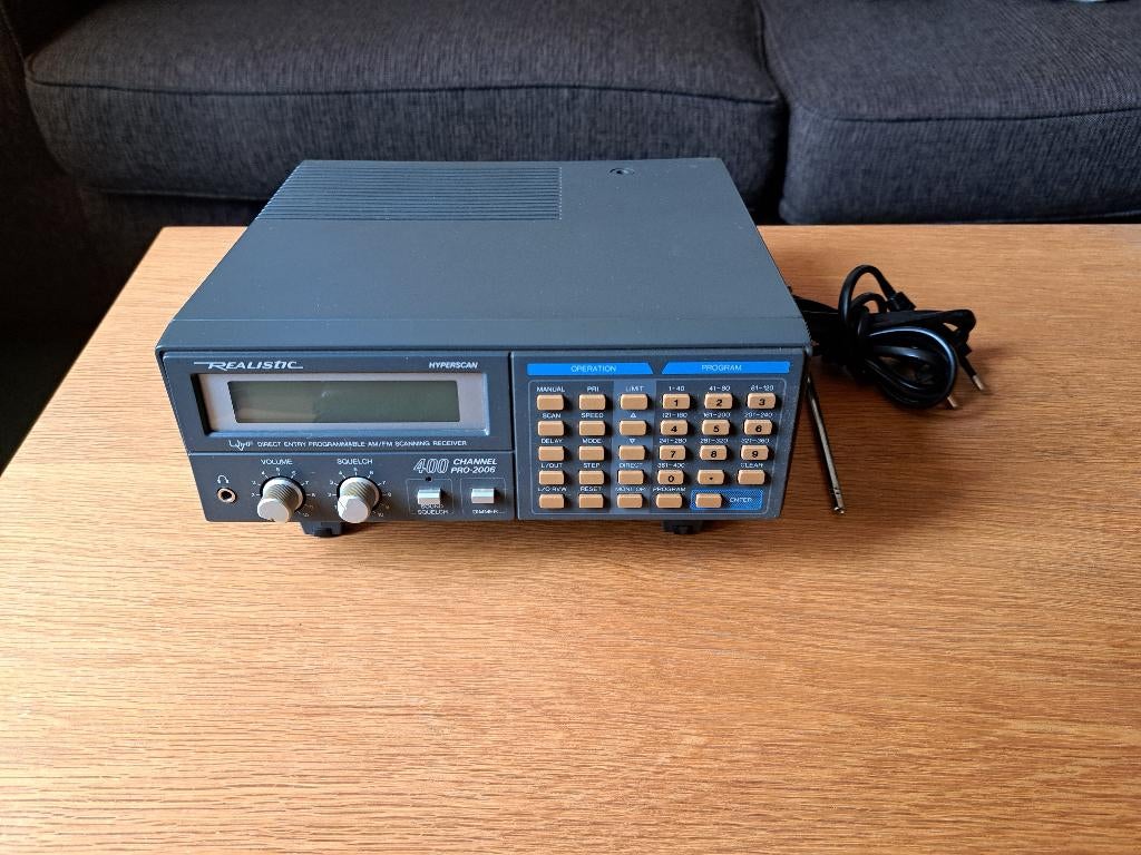 Scanner Realistic pro-2006, Telecommunicatie, Scanners, Ophalen, Gebruikt, 200 tot 500 kanalen