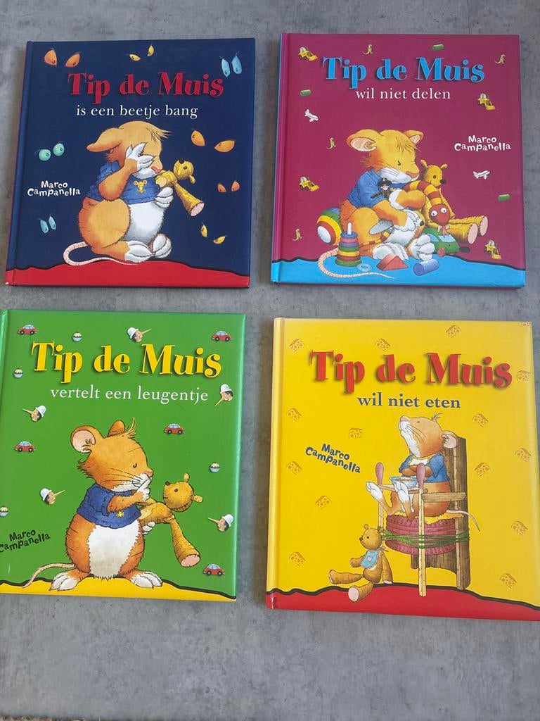 Tip de Muis kinderboeken 4x - Marco Campanella, Ophalen, Gelezen, Fictie algemeen
