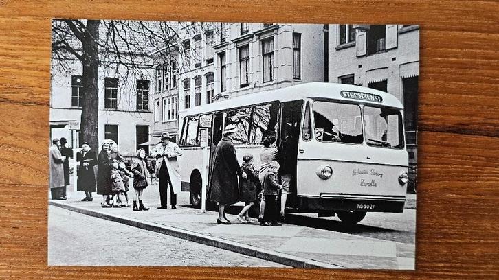 Foto BUS Schutte Zwolle 23, Verzamelen, Spoorwegen en Tramwegen, Gebruikt, Bus of Metro, Overige typen, Verzenden