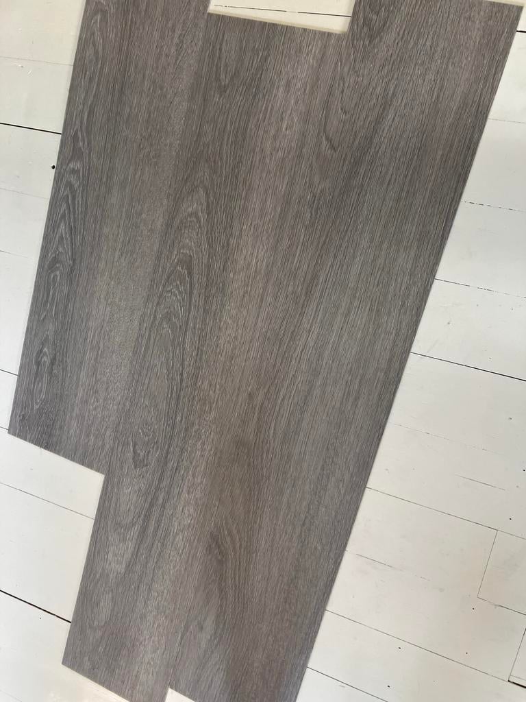 Grijze PVC Vloerdelen loose lay 100m2, Ophalen, Zo goed als nieuw, Grijs, Vinyl