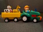 Tractor met boer en diertjes, Ophalen, Zo goed als nieuw