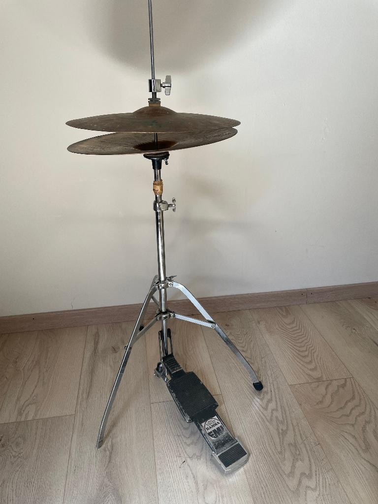 Hi-hat met bekkens, Muziek en Instrumenten, Ophalen of Verzenden, Gebruikt, Pearl