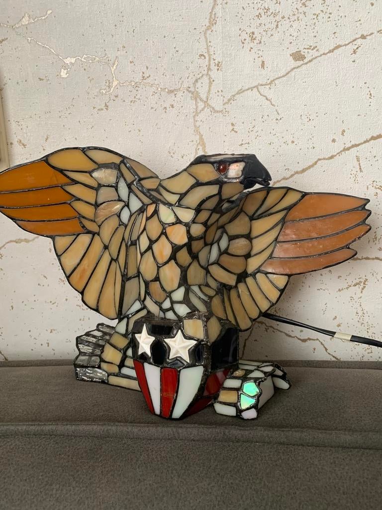 Tiffany lamp adelaar, Ophalen of Verzenden, Zo goed als nieuw