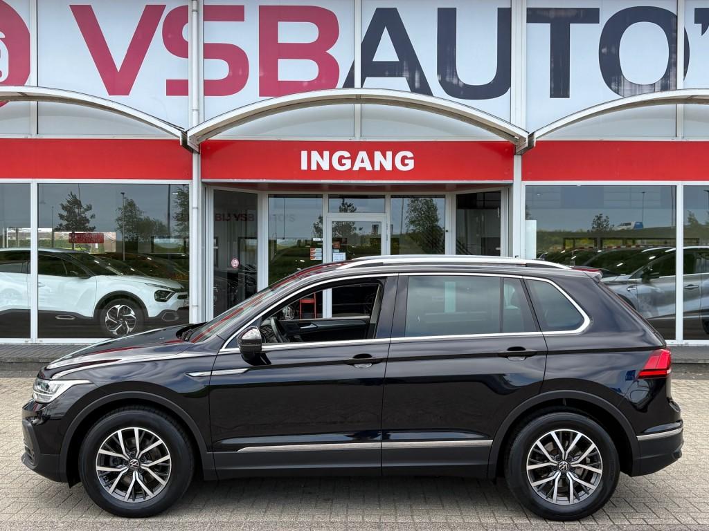 Volkswagen TIGUAN 1.5 TSI ACT. FACELIFT LED DIGITALE-SCHERM, Huisgarantie, Met garantie (alle), Zwart, Bedrijf