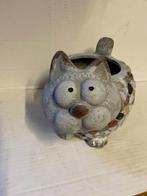 Bloembak, Plantenbak in de vorm van een Kat, Poes, Steen, Gebruikt, Minder dan 30 cm, Minder dan 60 cm