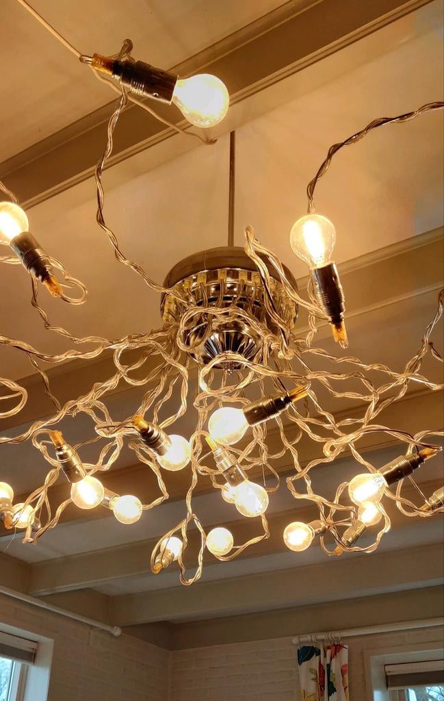 Moderne kroonluchter inclusief ledlampen, Huis en Inrichting, Ophalen