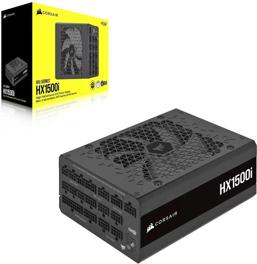 Corsair HX1500i ATX 3.1/3.0 Voeding, Computers en Software, Interne voedingen, Ophalen of Verzenden, Zo goed als nieuw