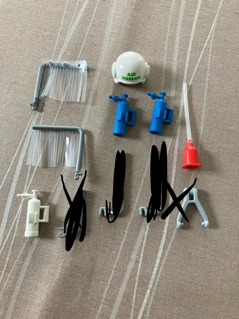 Playmobil ziekenhuis accessoires., Ophalen of Verzenden, Zo goed als nieuw