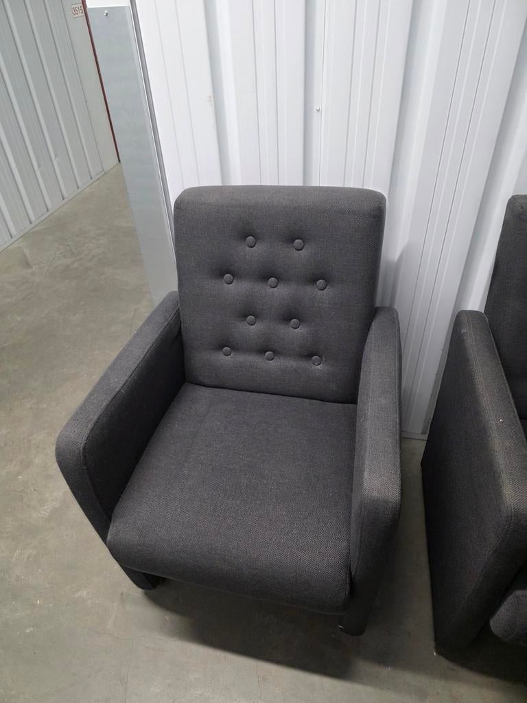 2 grijze stoelen in goede staat, Ophalen, Gebruikt, Twee, Modern