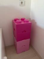 Lego opbergdozen roze - Set van 2 met lades, Ophalen of Verzenden, Zo goed als nieuw, Losse stenen, Lego
