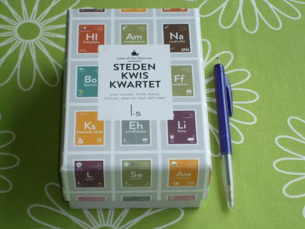 Steden kwis kwartet - nieuw in doos, Verzamelen, Speelkaarten, Jokers en Kwartetten, Ophalen of Verzenden, Nieuw, Kwartet(ten)