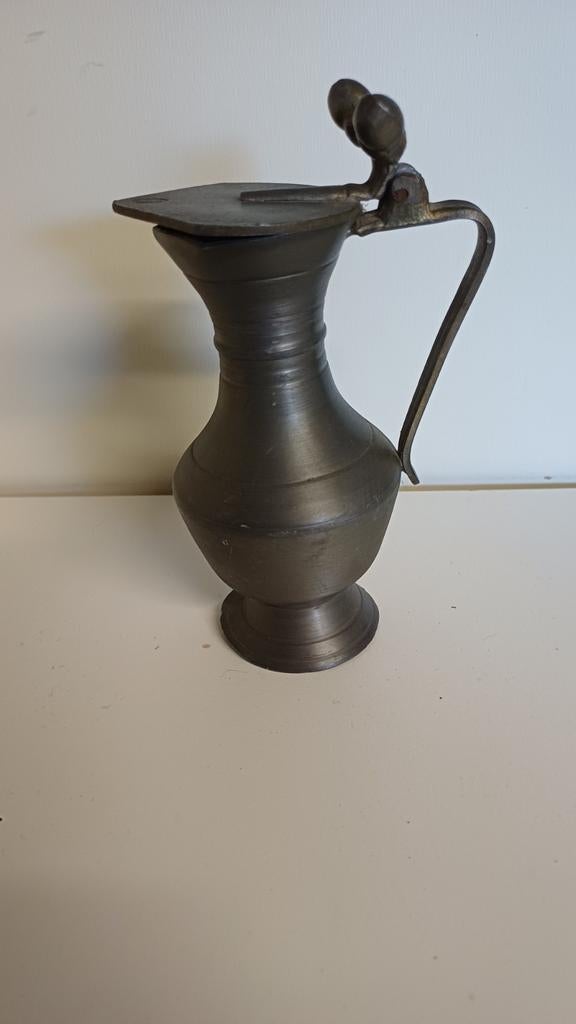 Tinnen Kannetje Dekselkan Engels, Antiek en Kunst, Antiek | Tin, Ophalen of Verzenden