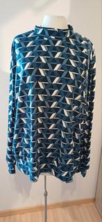 Blauw tinten shirt lange mouw, maat 42, Kleding | Dames, Tops, Blauw, Maat 42/44 (L), Ophalen of Verzenden, Lange mouw