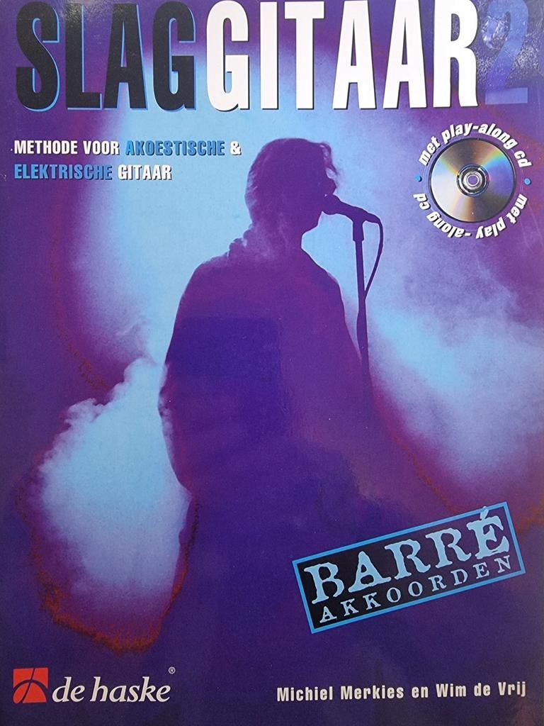 Slaggitaar 2: Barré Akkoorden met play-along CD, Gitaar, Les of Cursus, Ophalen of Verzenden, Zo goed als nieuw