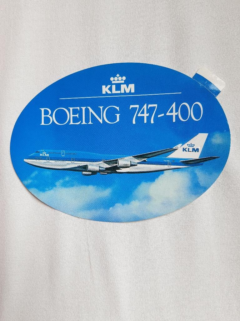 KLM boeing 747-400 sticker, Ophalen of Verzenden, Nieuw, Overige typen
