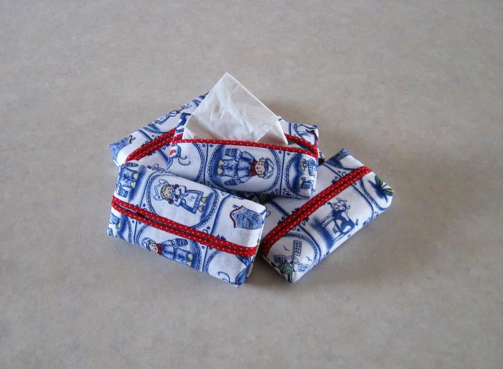 Zakdoek Etui Delfts Tegel Cartoon Souvenir Musthave/Giveaway, Ophalen of Verzenden, Nieuw